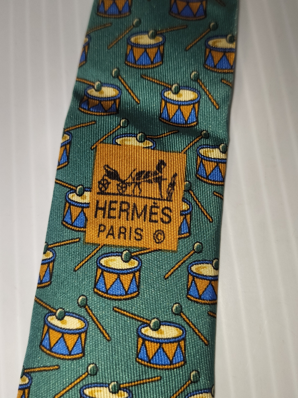Vintage HERMÈS Paris Silk Necktie